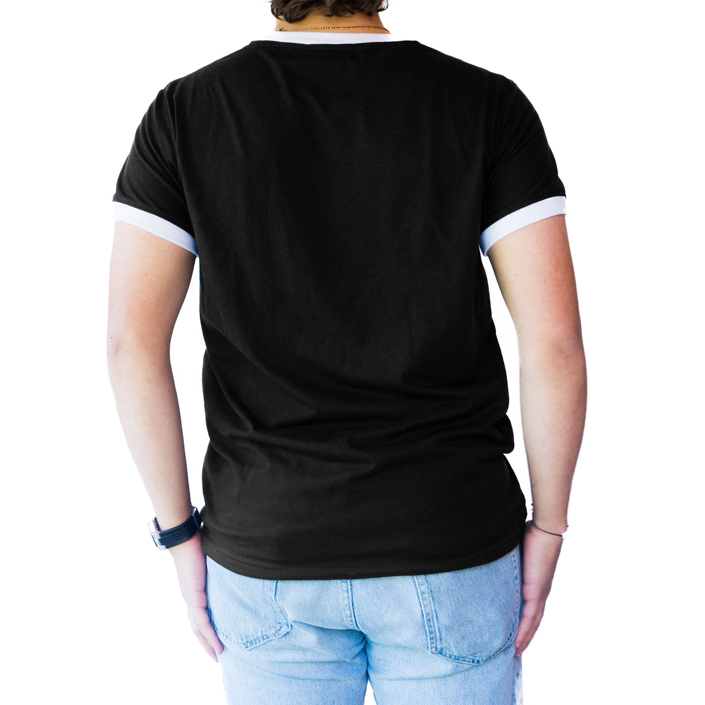 Camiseta de Manga Corta Combinada
