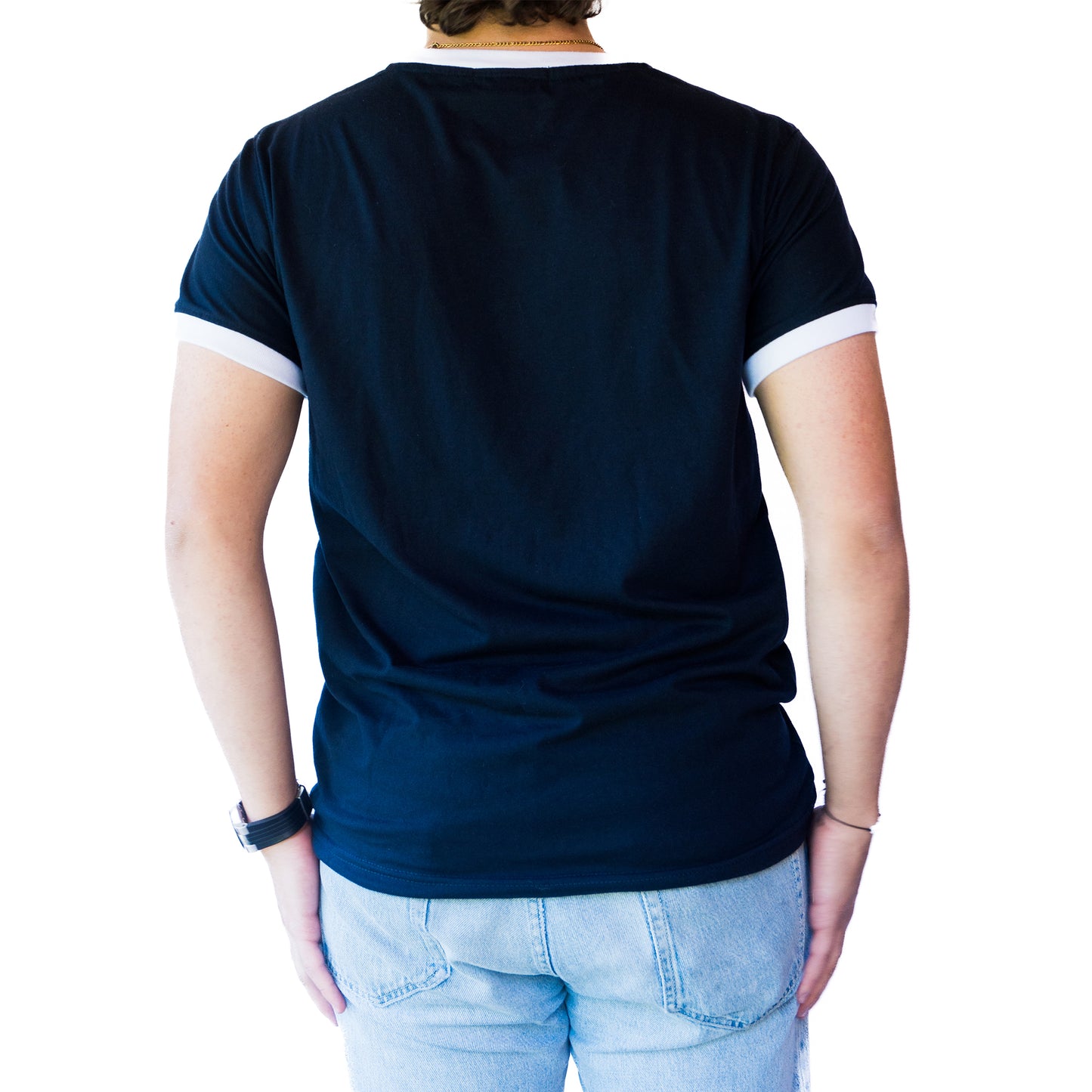 Camiseta de Manga Corta Combinada