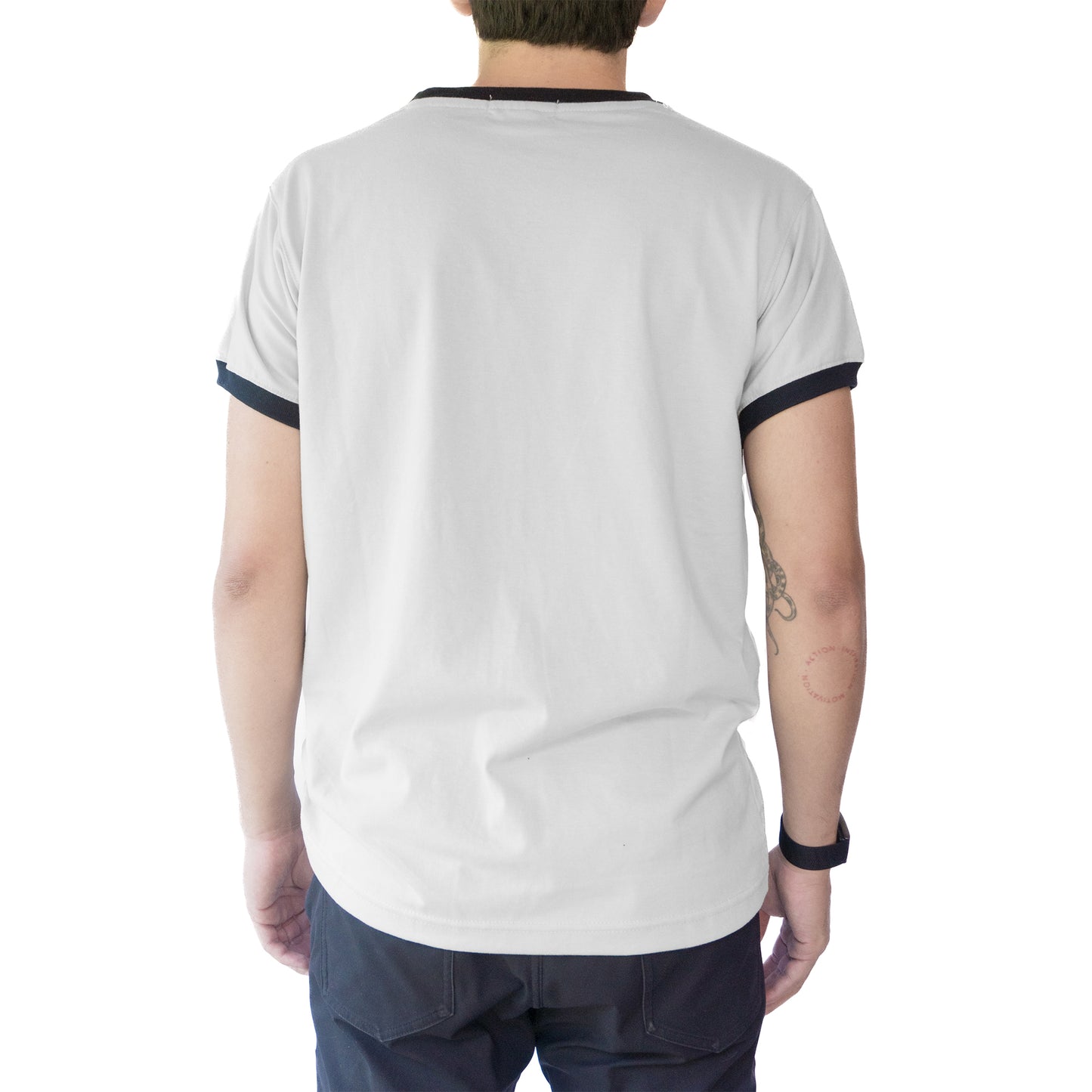 Camiseta de Manga Corta Combinada