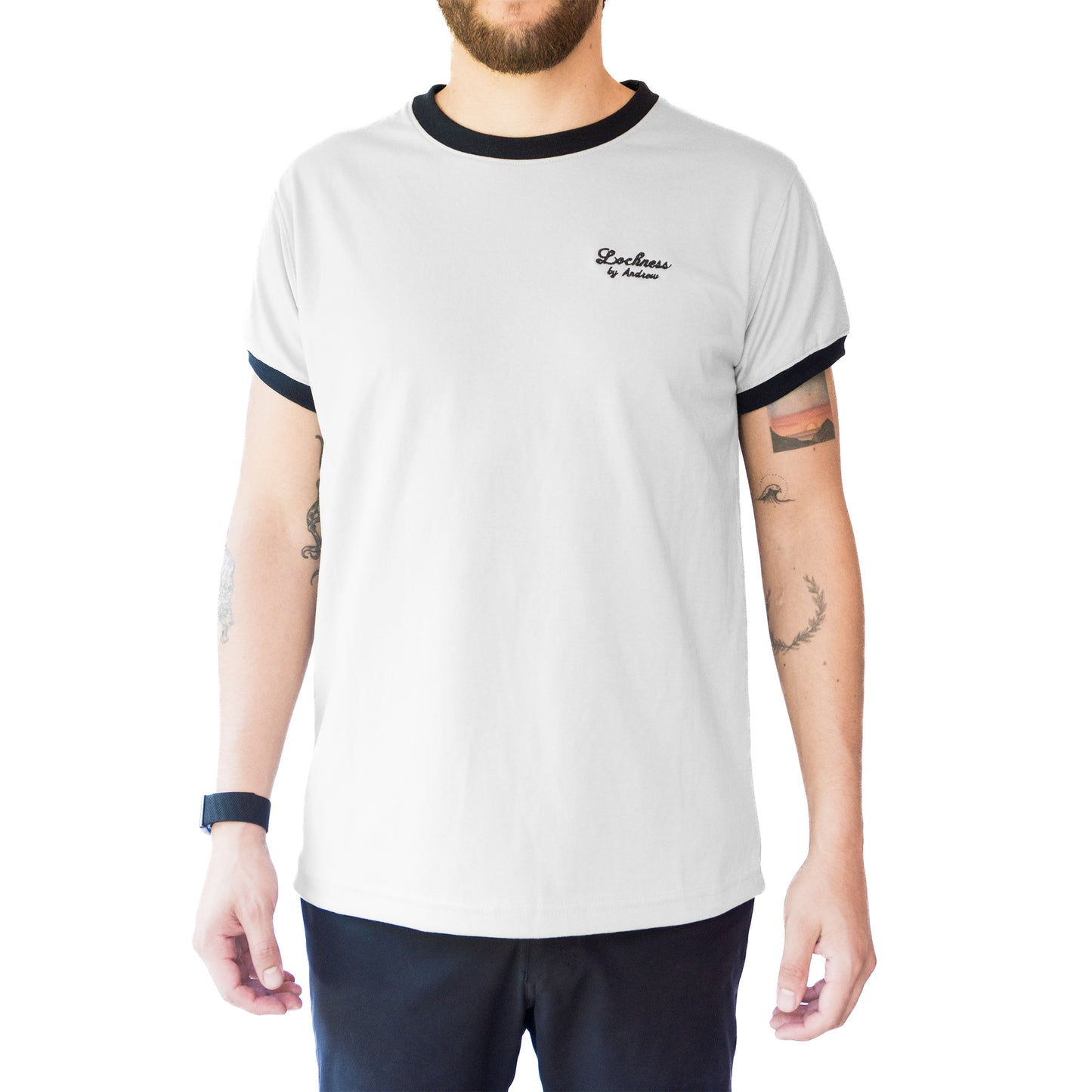 Camiseta de Manga Corta Combinada