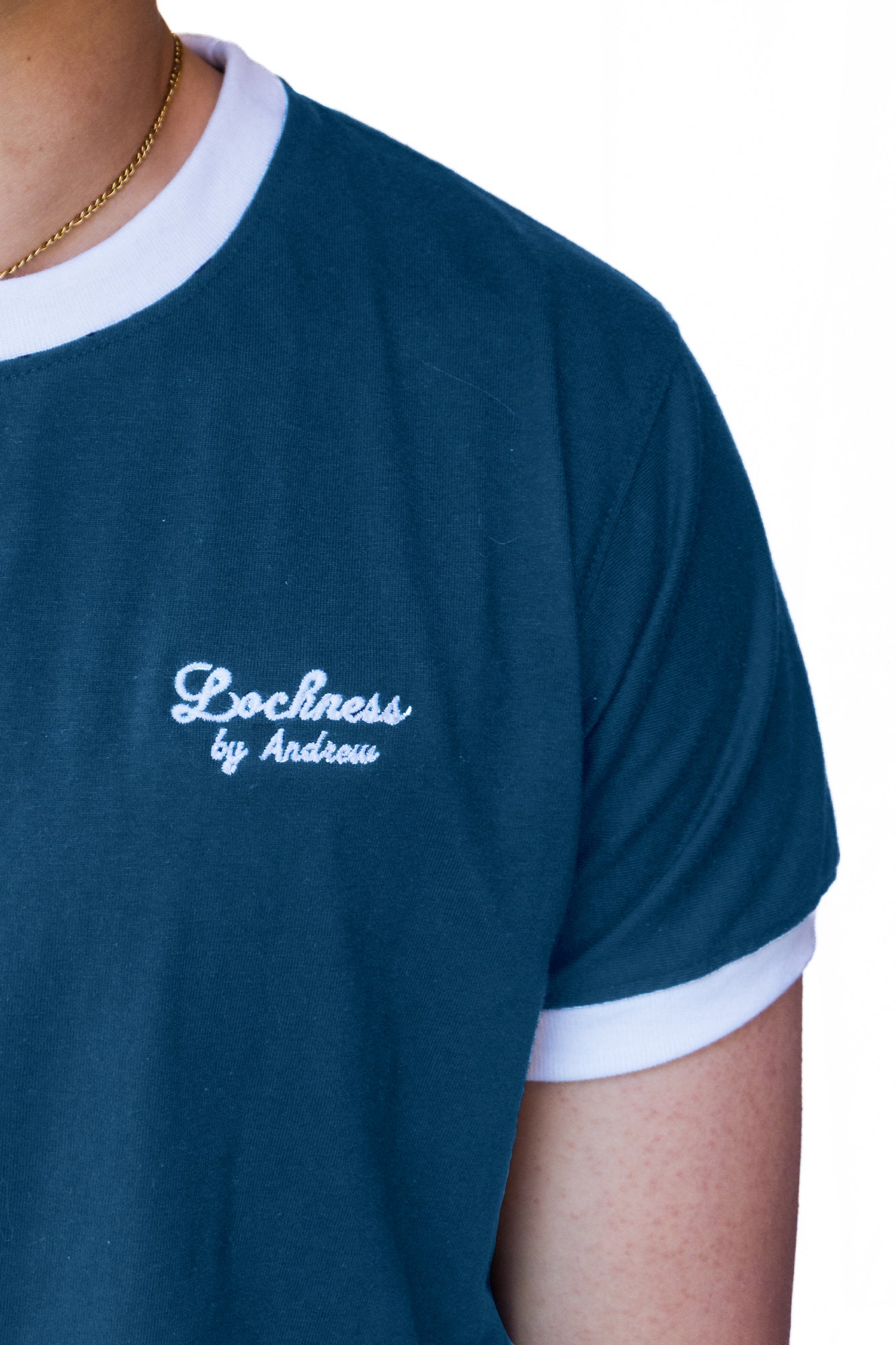 Camiseta de Manga Corta Combinada