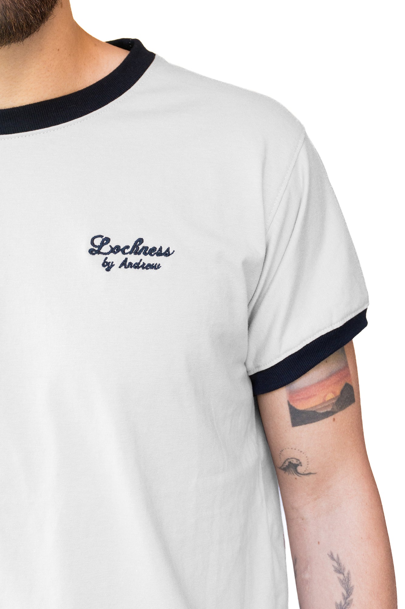 Camiseta de Manga Corta Combinada