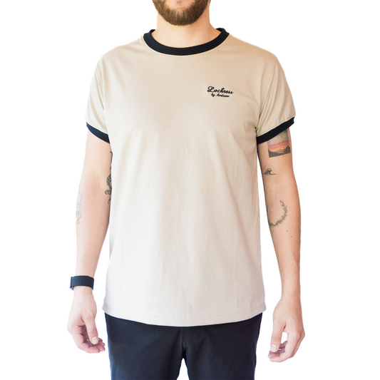Camiseta de Manga Corta Combinada
