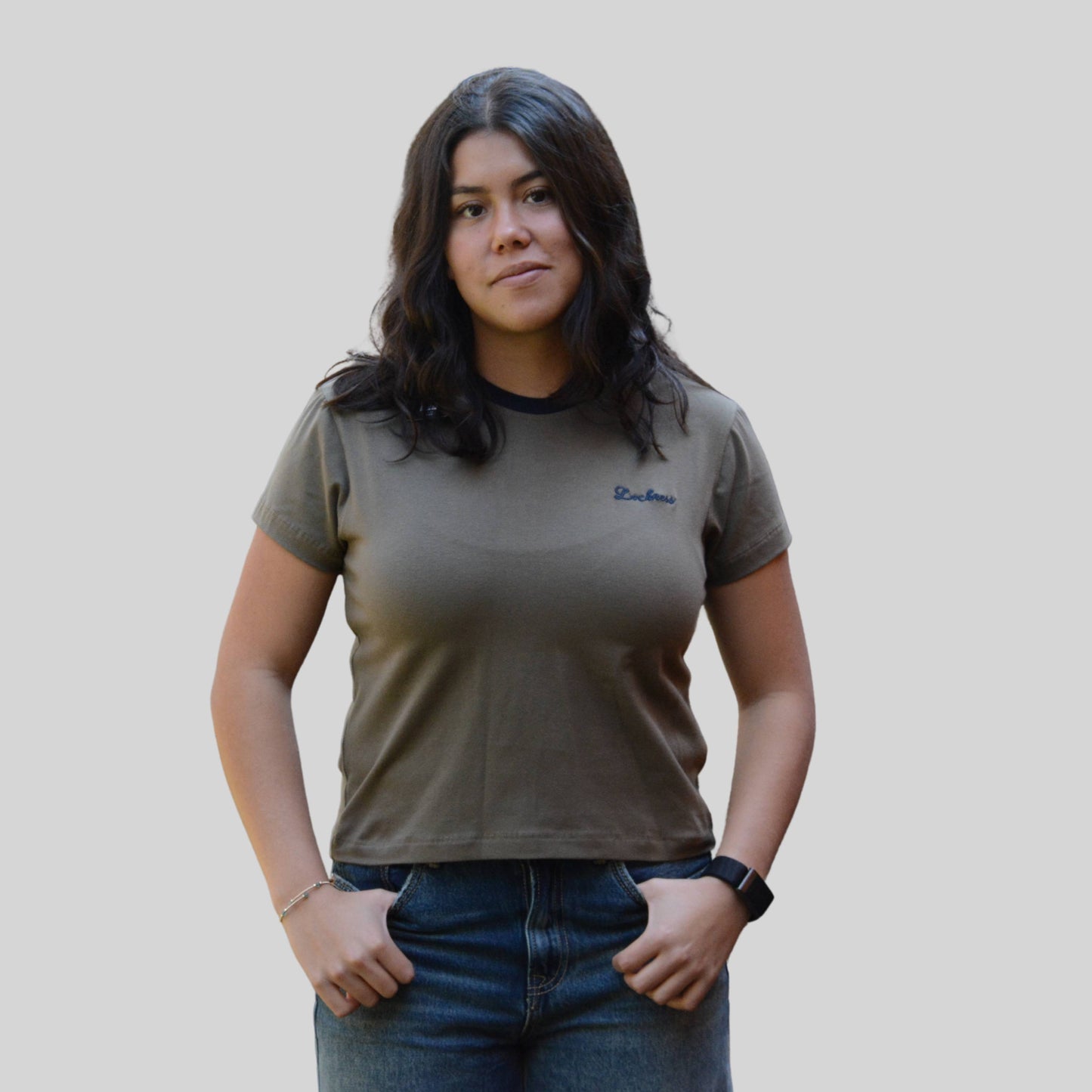 T-Shirt Bordado Lochness Mujer Slim Fit