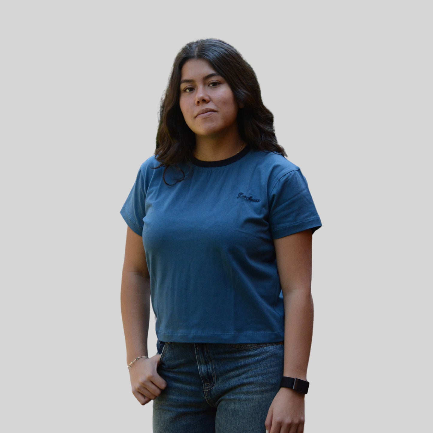 T-Shirt Bordado Lochness Mujer Slim Fit