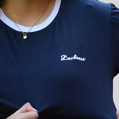 T-Shirt Bordado Lochness Mujer Slim Fit