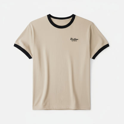 Camiseta de Manga Corta Combinada