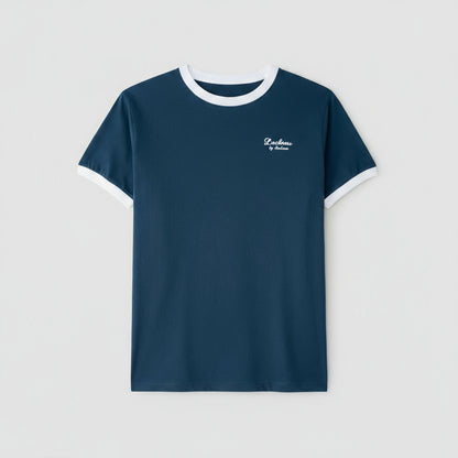 Camiseta de Manga Corta Combinada