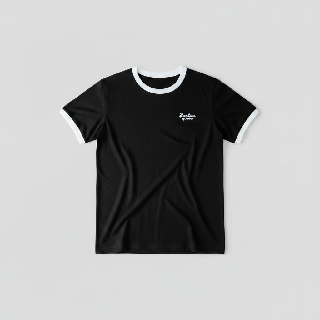 Camiseta de Manga Corta Combinada