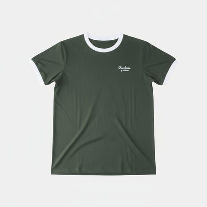 Camiseta de Manga Corta Combinada